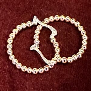 Gold Plated Hoop Earrings from Maui